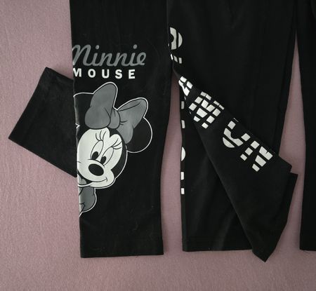 3x Leggings Schwarz Gr. L