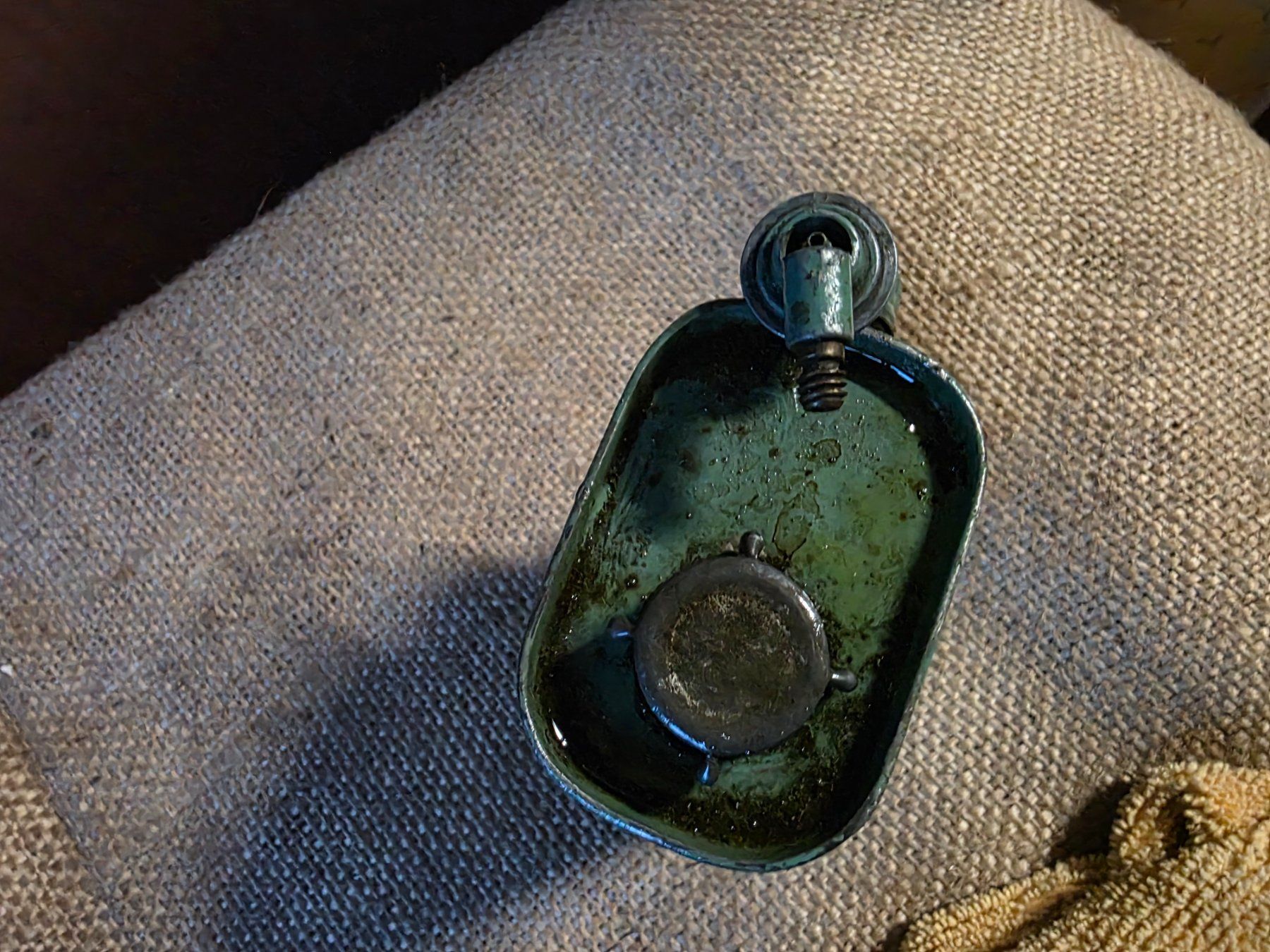 Schweizer Armee Accessori per altri veicoli: Midcentury Velopurol Öl Dose Flasche – Usato da Walterswil BE venduto da Lonitti 4