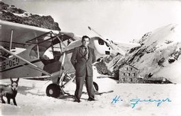 Autogrammkarte GELTSCHERPILOT HERMANN GEIGER