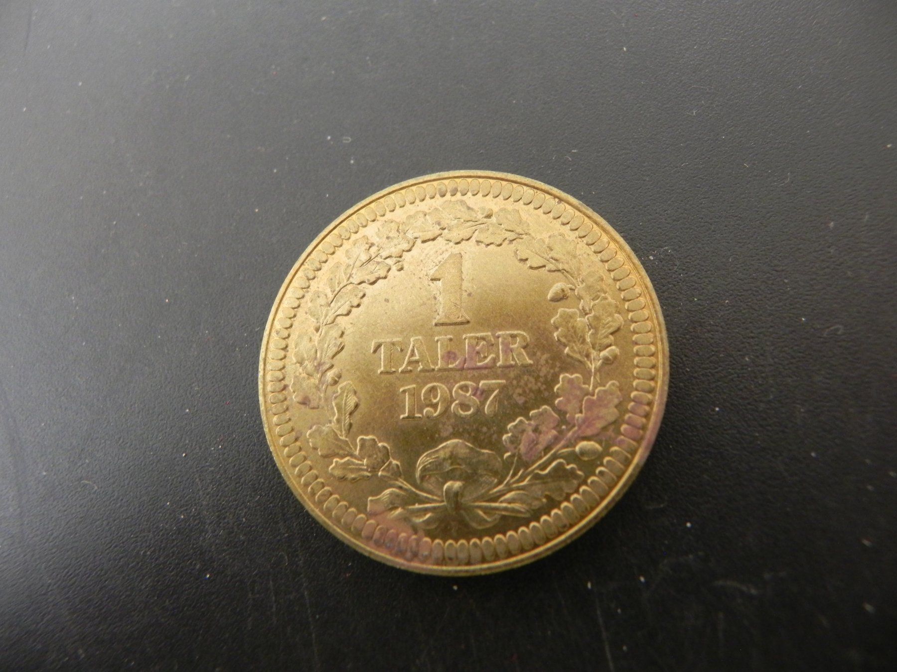 Medaillen: Medaille Zofingen 1 Taler 1987 – Gebraucht aus Biel/Bienne von Gogolozi