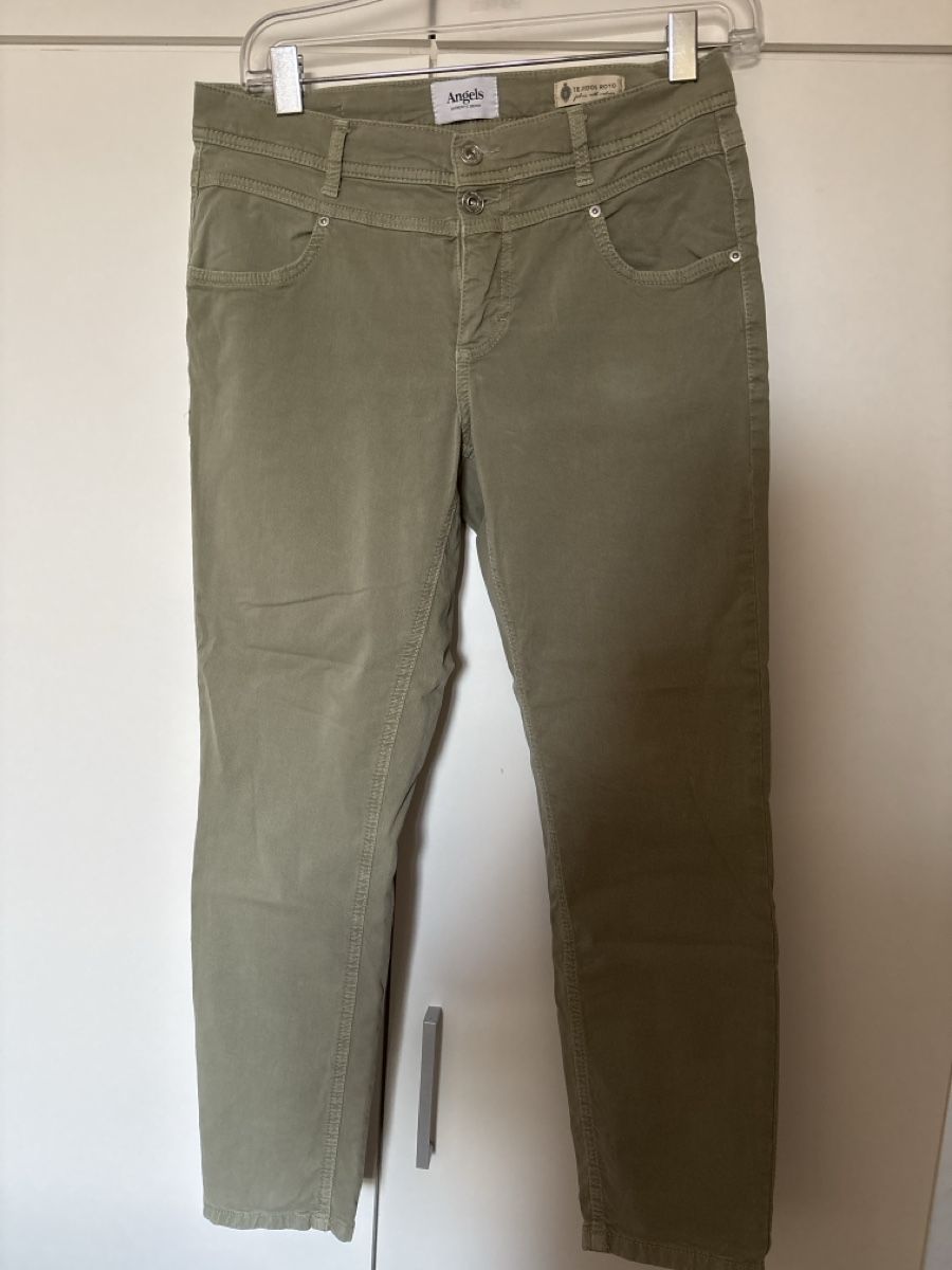 Angels Jeans: Olive Angels Jeans, – Usato da langenthal venduto da rundholz7