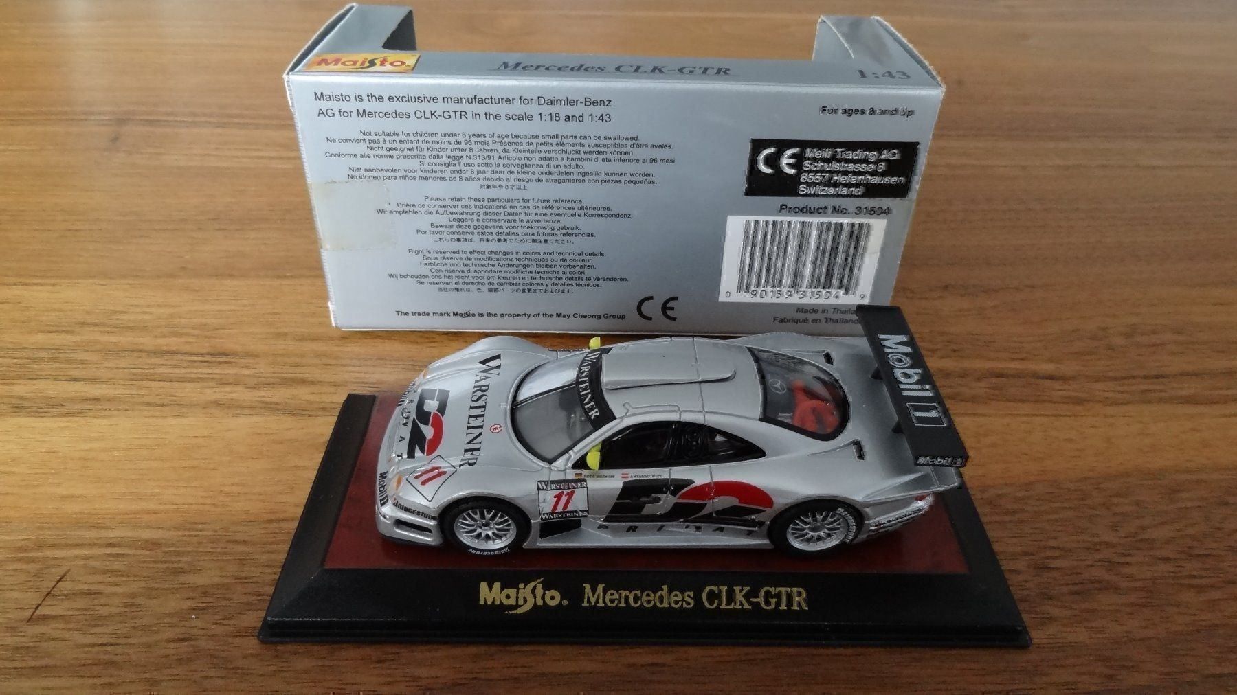 Mercedes-Benz Modellini d'auto: Mercedes CLK GTR – Nuovo e nell'imballaggio originale da Neunkirch venduto da reca90