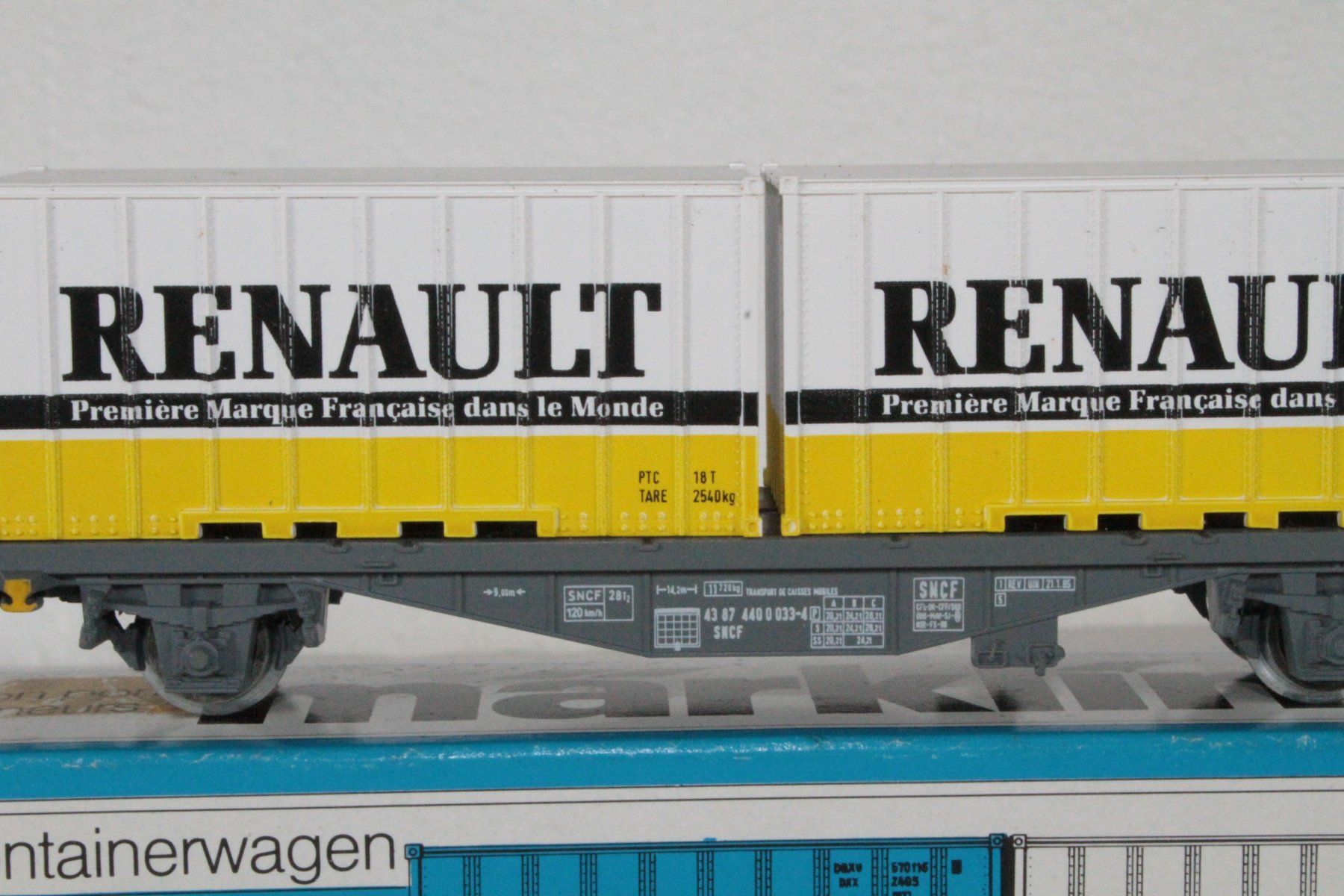Märklin Modellini di ferrovie: Märklin 4767 SNCF Renault Container – Usato da Triesen venduto da gleis8 1