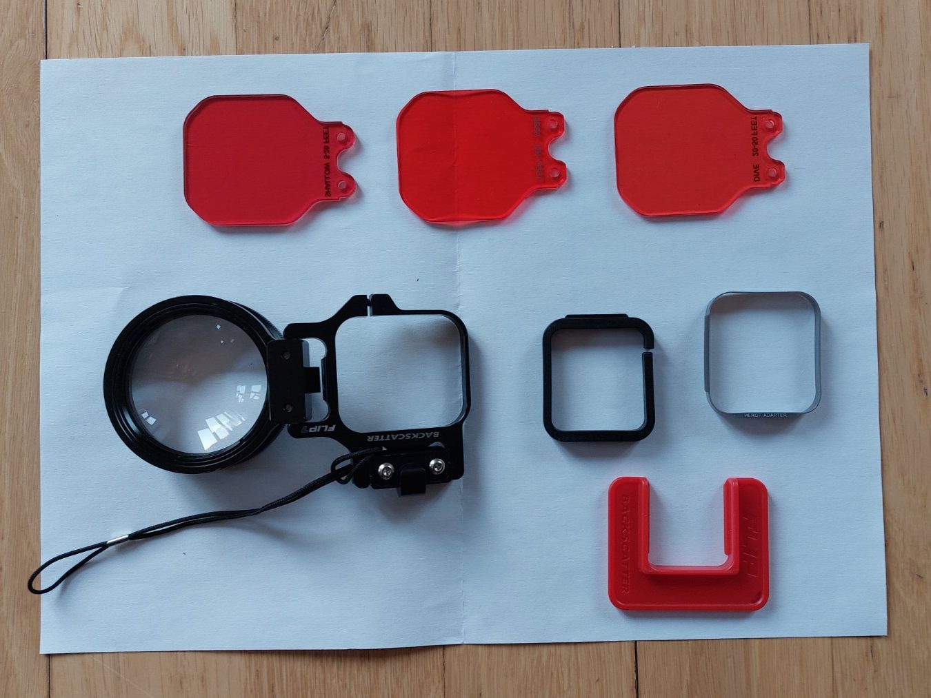 Filtri: Flip 7 Backscatter Filter u Nahlinse f Gopro – Usato da Oberdiessbach venduto da wasserfreak 1