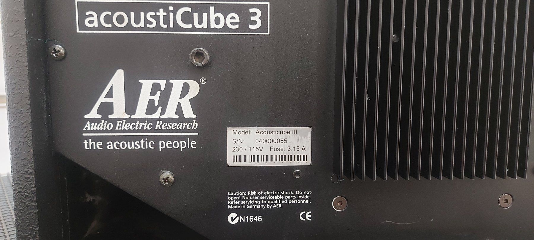 Verstärker: AER Acoustic Cube 3 High End Acoustic Amp – Gebraucht aus Glattbrugg von Swissmusik 4