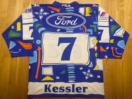 ORIGINAL EV ZUG # 7 DINO KESSLER TRIKOT EVZ M