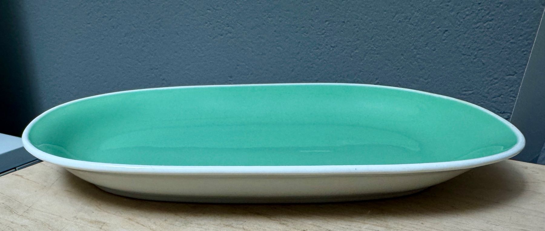 Rössler Piatti di portata: Rössler Schale Platte 32 cm grün Servierschale – Usato da Rothrist venduto da Luckywinner