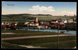 AK Aarwangen, Ort mit Brücke und Turm