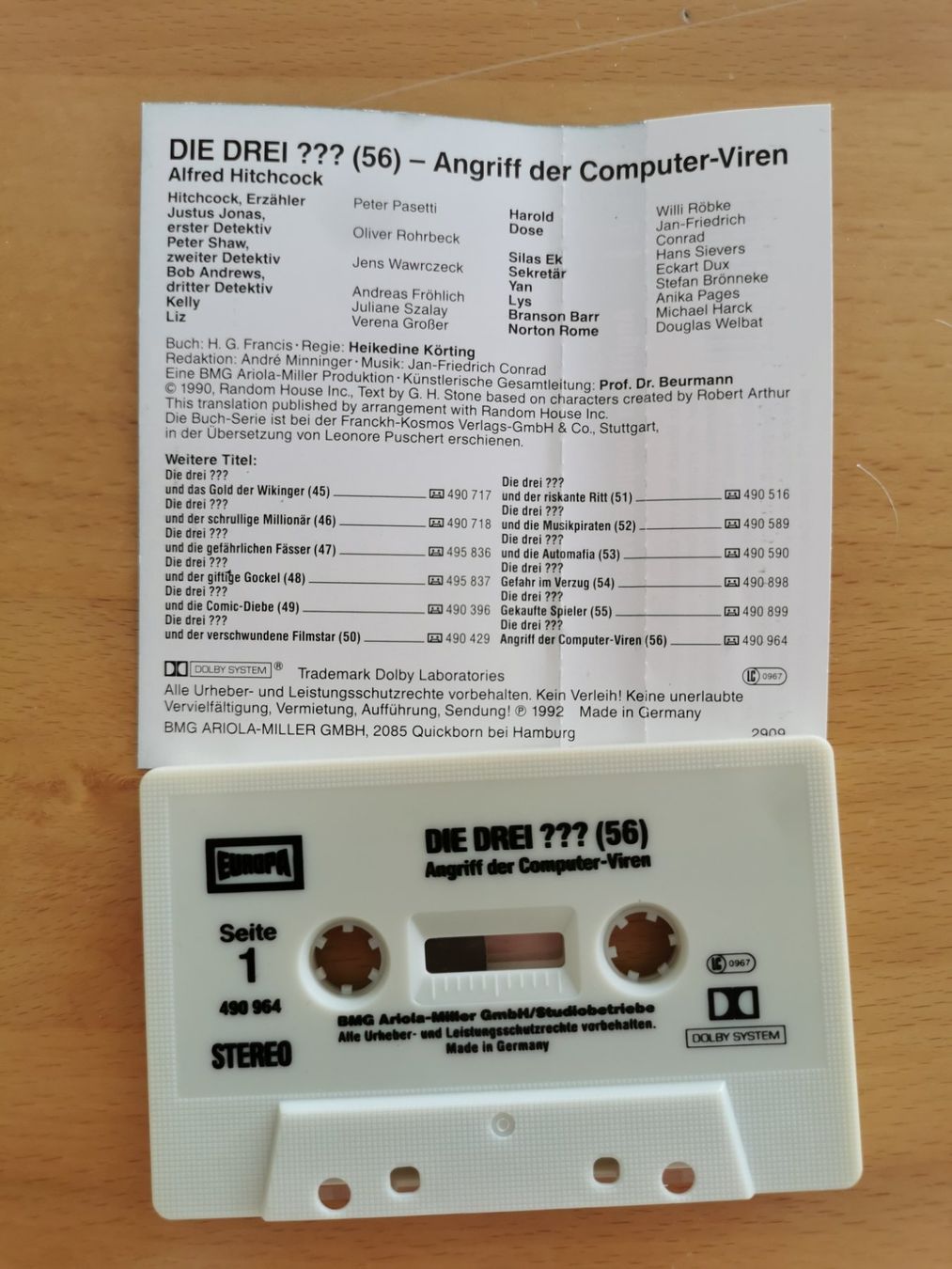 Musicassette: Die drei ??? Angriff der Computer-Viren - (56) – Usato da St.Gallen venduto da Tamal0204 1