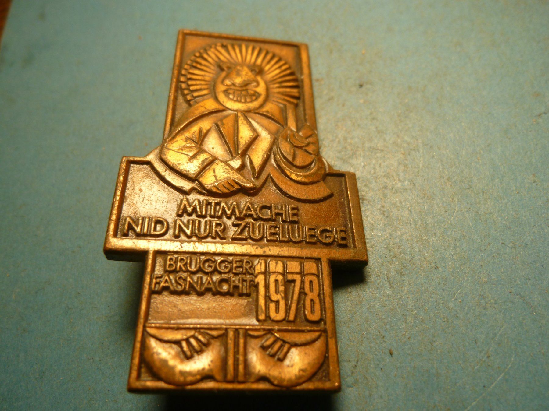 Plaketten & Abzeichen: BRUGG 1978 BRONZE – Gebraucht aus Ried (Muotathal) von Mandarin02