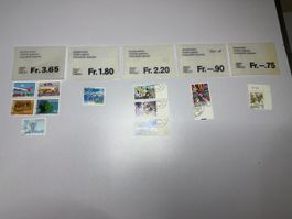 Briefmarken Schweiz, diverse Jahrgänge, Top (144)