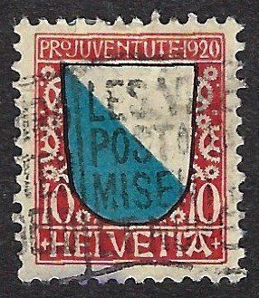 Tutti i francobolli: Pro Juventute 1920 ganzer Satz – Usato da Luzern venduto da Einh0rn 2
