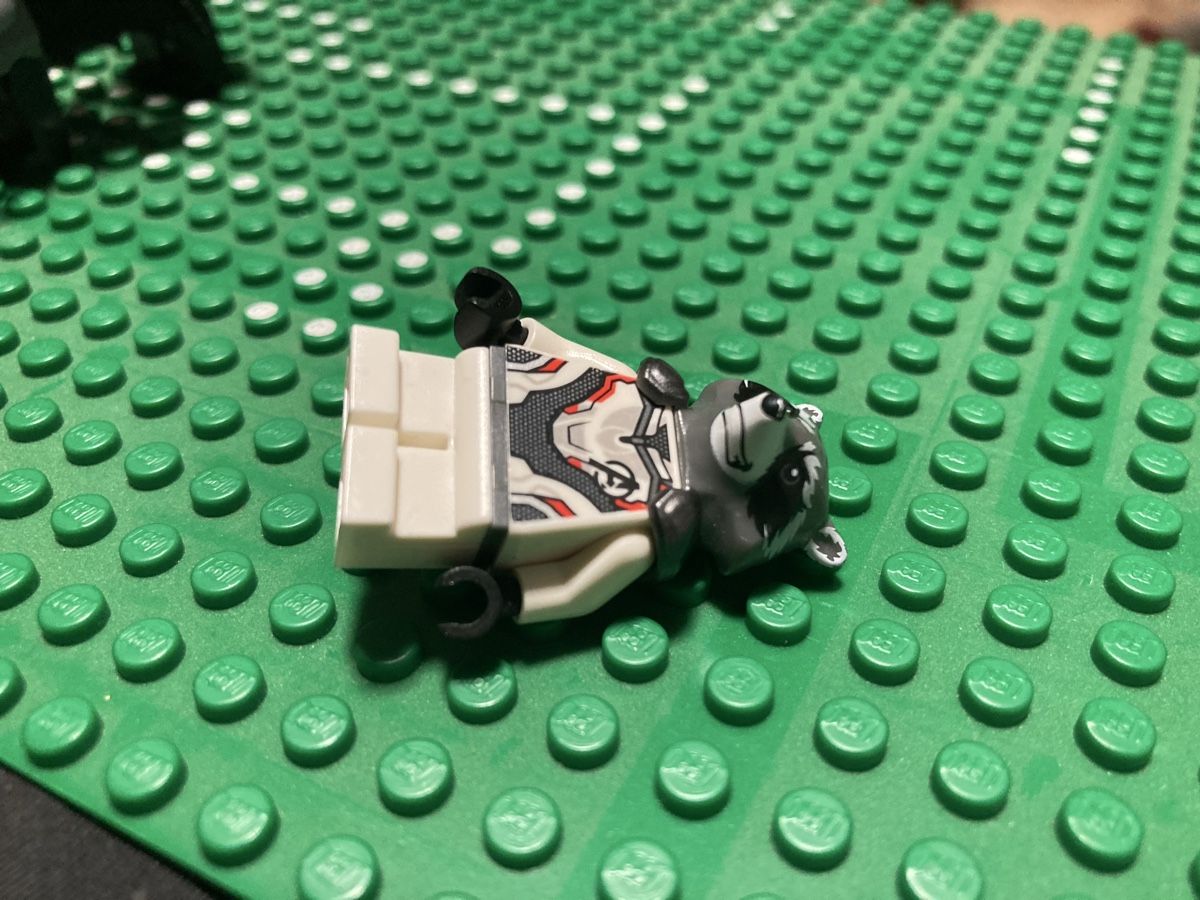 Lego Giocattoli: LEGO Marvel Minifigur von Rocket Raccoon – Usato da Schafisheim venduto da mic_79dx