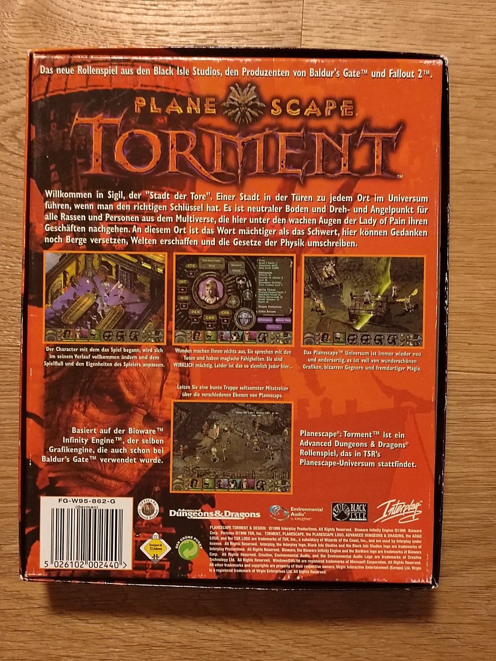 Spiele: Planescape Torment 1999 Big Box PC DE – Gebraucht aus Fribourg von Nooky 1