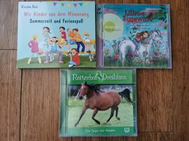 3x Kinder Hörspiel CD's Pferde :Lilian Susewind, Dreililien