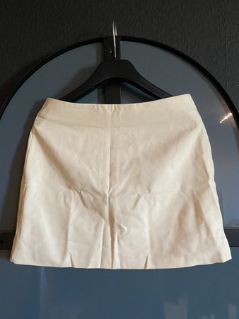 Sommer Set: Minirock + Top, Beige, Grösse XS
