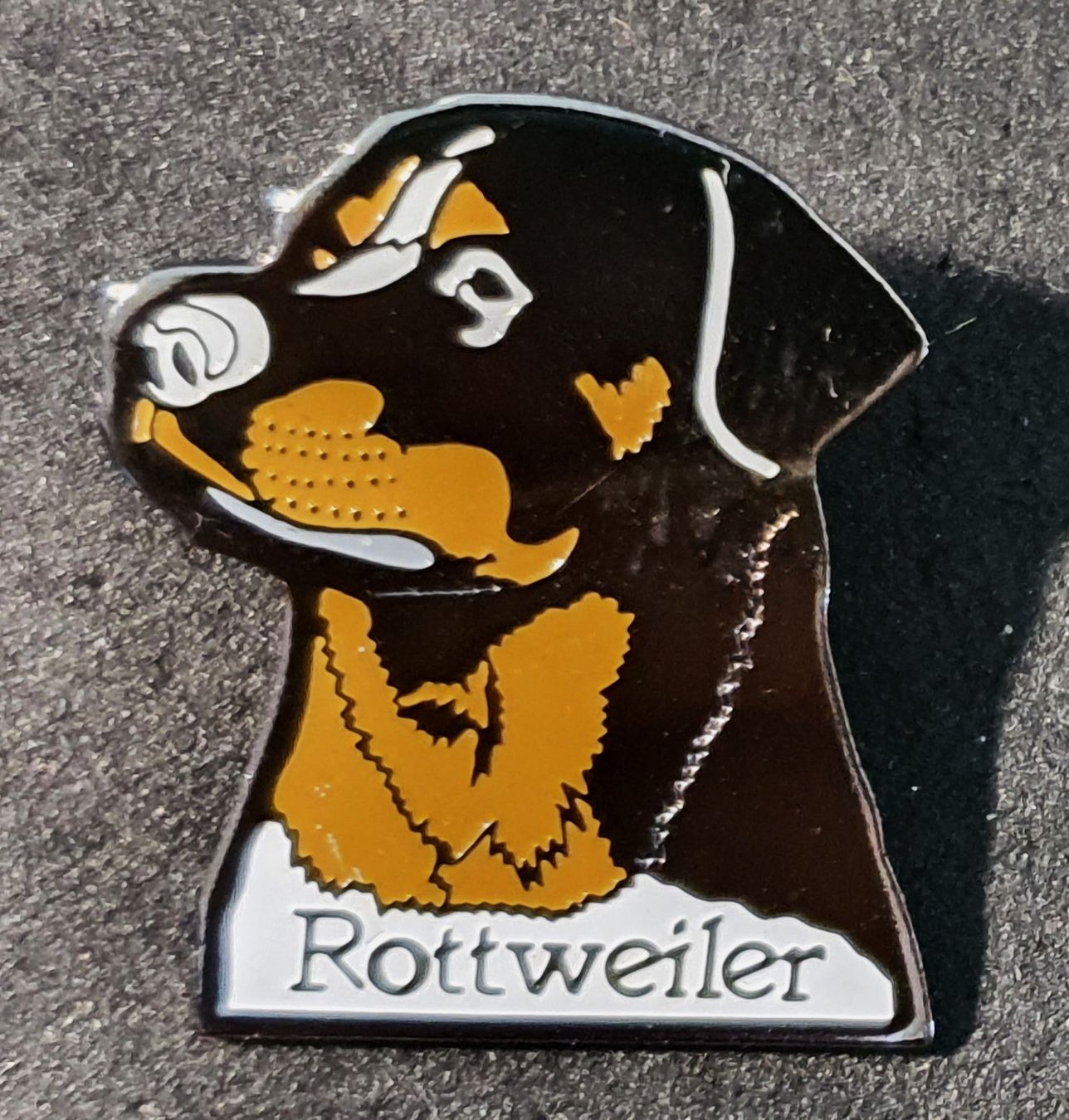 Placchette & Badge: CC413 - Pin Hund - Rottweiler – Usato da Reinach BL venduto da Boston-Verkauf