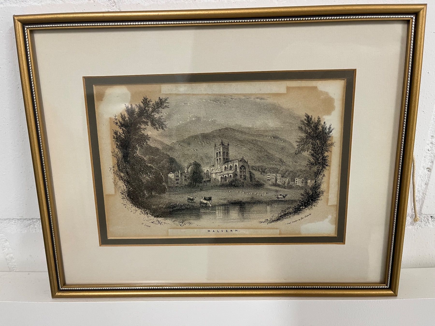 Gemälde: Great Malvern in Worcestershire, England – Gebraucht aus Basel von PAUL_ART