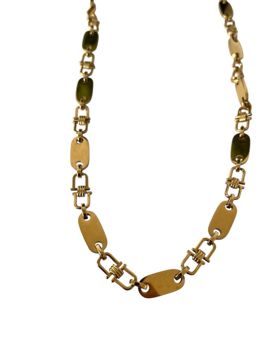 Catenine: Plattenkette ganz neu Gold – Nuovo (secondo la descrizione) da Basel venduto da hut_76rq 1