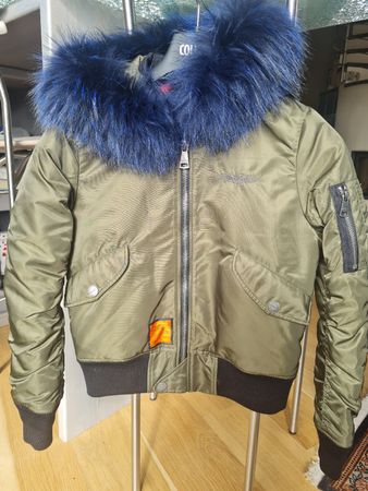 Veste Original Bomber avec capuche fourrure/Pelzkapuzenjacke