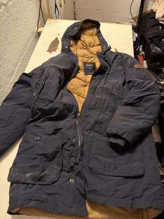 Pepe Jeans Winterjacke blau Grösse M Defekt an Tasche
