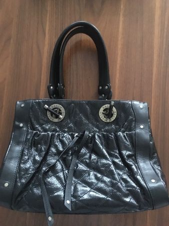 BALLY Tasche Leder schwarz