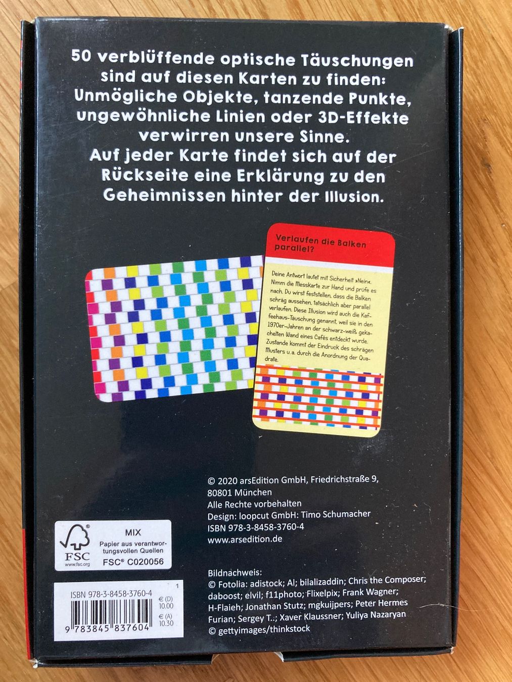 Giochi: Optische Täuschungen (50 Karten) | ars Edition – Nuovo (secondo la descrizione) da Basel venduto da AufeinenBlick 2