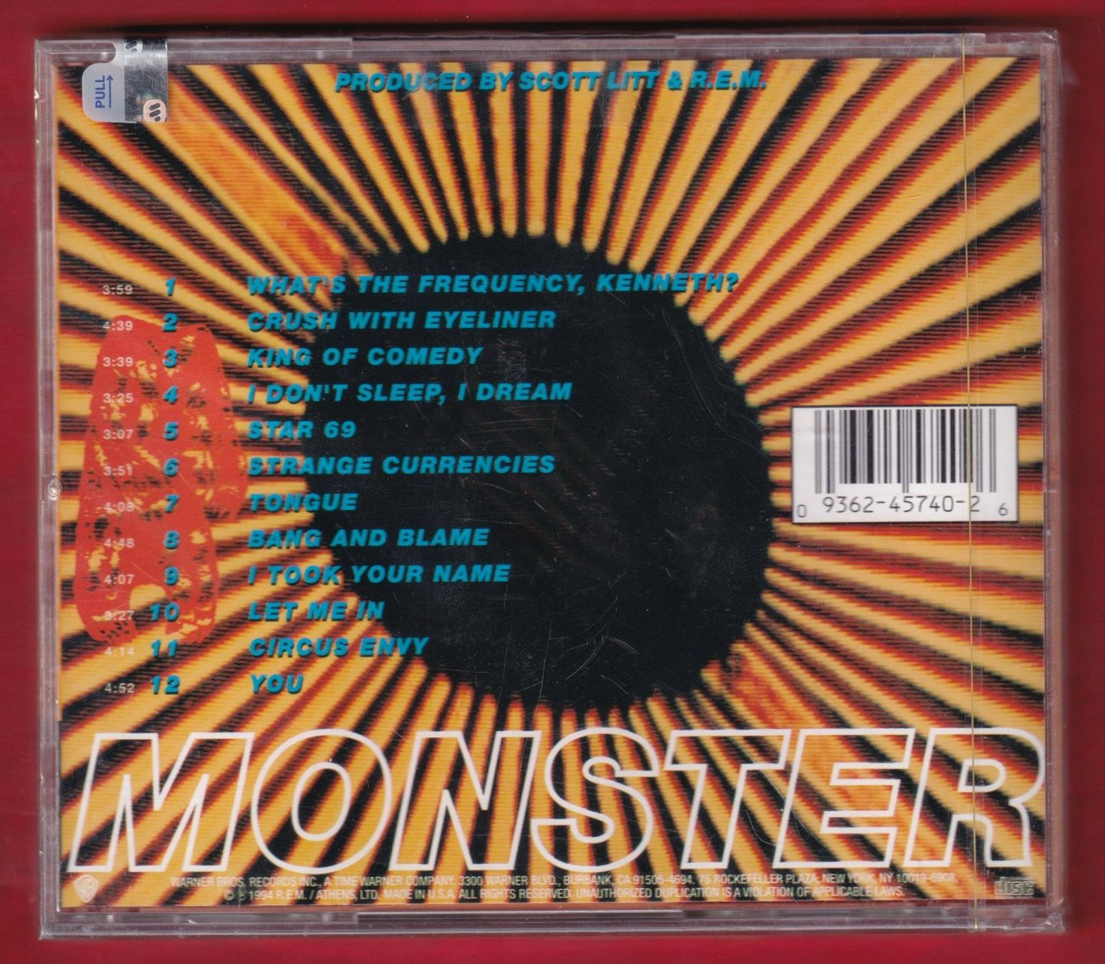 CD: R.E.M. - Monster (still sealed) (CD) – Nuovo (secondo la descrizione) da Zürich venduto da Pfluftl2000 1