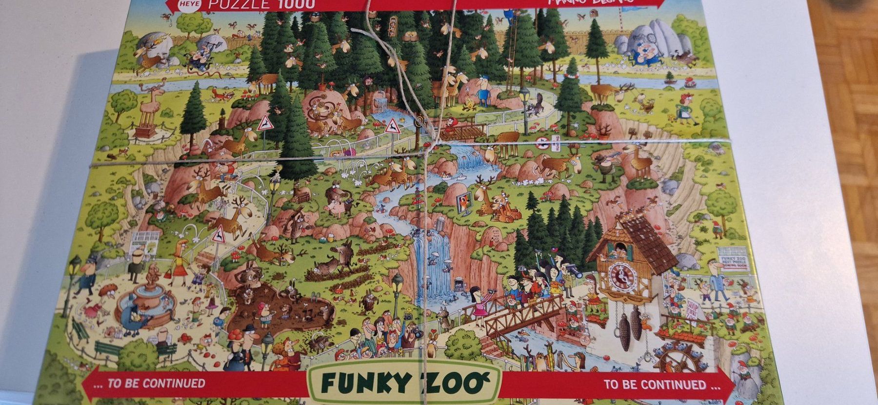 Heye Puzzle: Puzzle Funky Zoo Black Forest Habitat – Usato da Zürich venduto da Karin_M