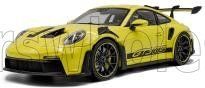 PORSCHE - 911 992 GT3 RS COUPE 2024 - YELLOW BLACK 1/18 NEU