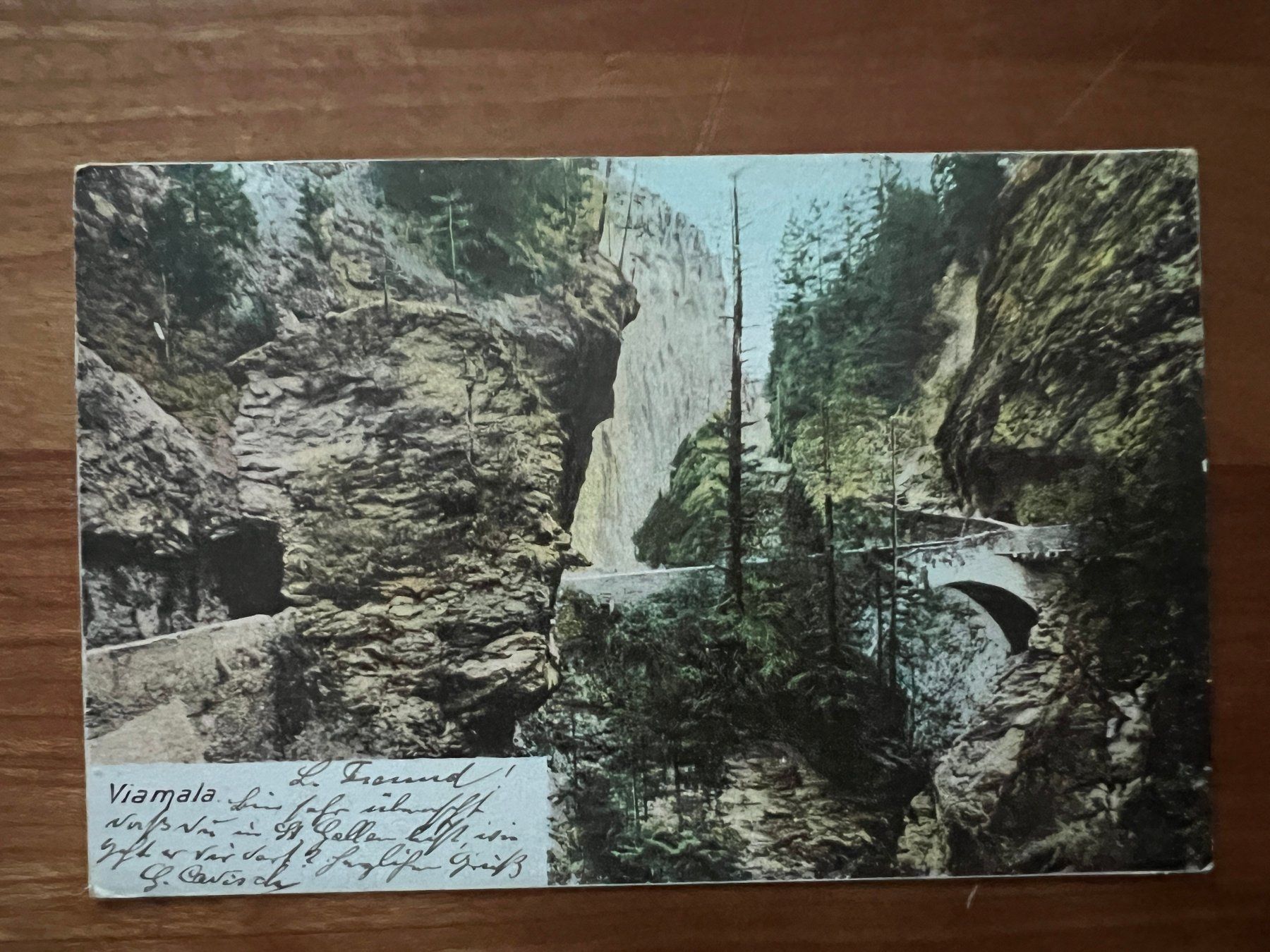 Cartoline postali: AK  1904 Viamala  (G2741) – Usato da Hinwil venduto da Sidi4