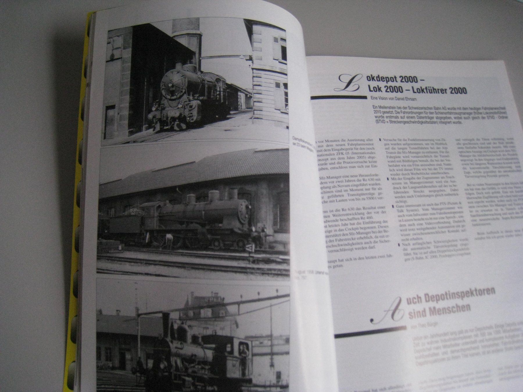 Zeitschriften & Magazine: Broschüre Lokomotivdepot Basel – Gebraucht aus Buchs ZH von swiss-train 3