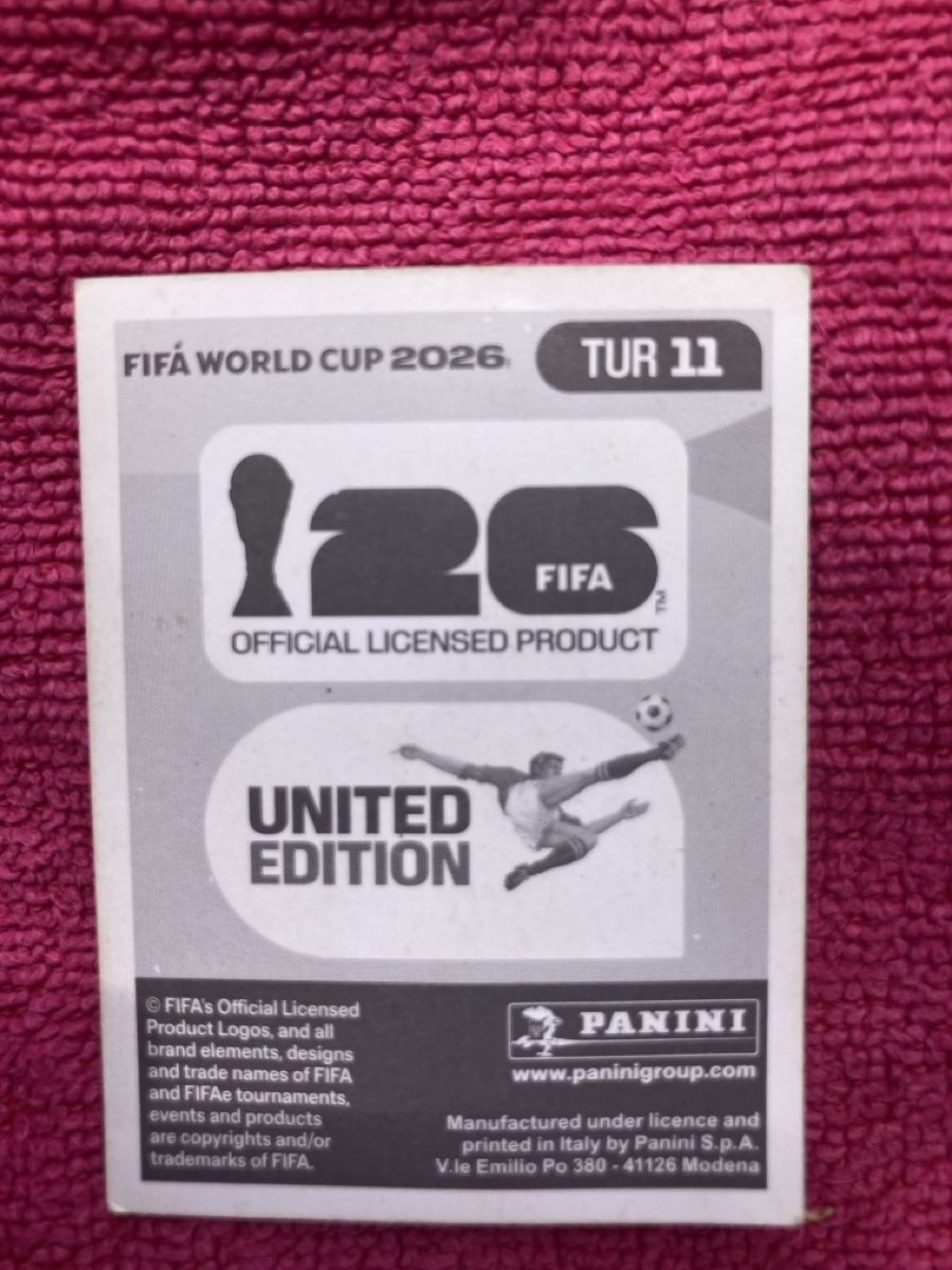 Panini Cartes à collectionner: Panini 2026 Calhanoglu TUR 11 – D'occasion à Solothurn par Steffi_1983 1