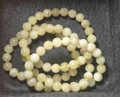 Lybisches Wüstenglas Armband 8.5mm 💛🏜️