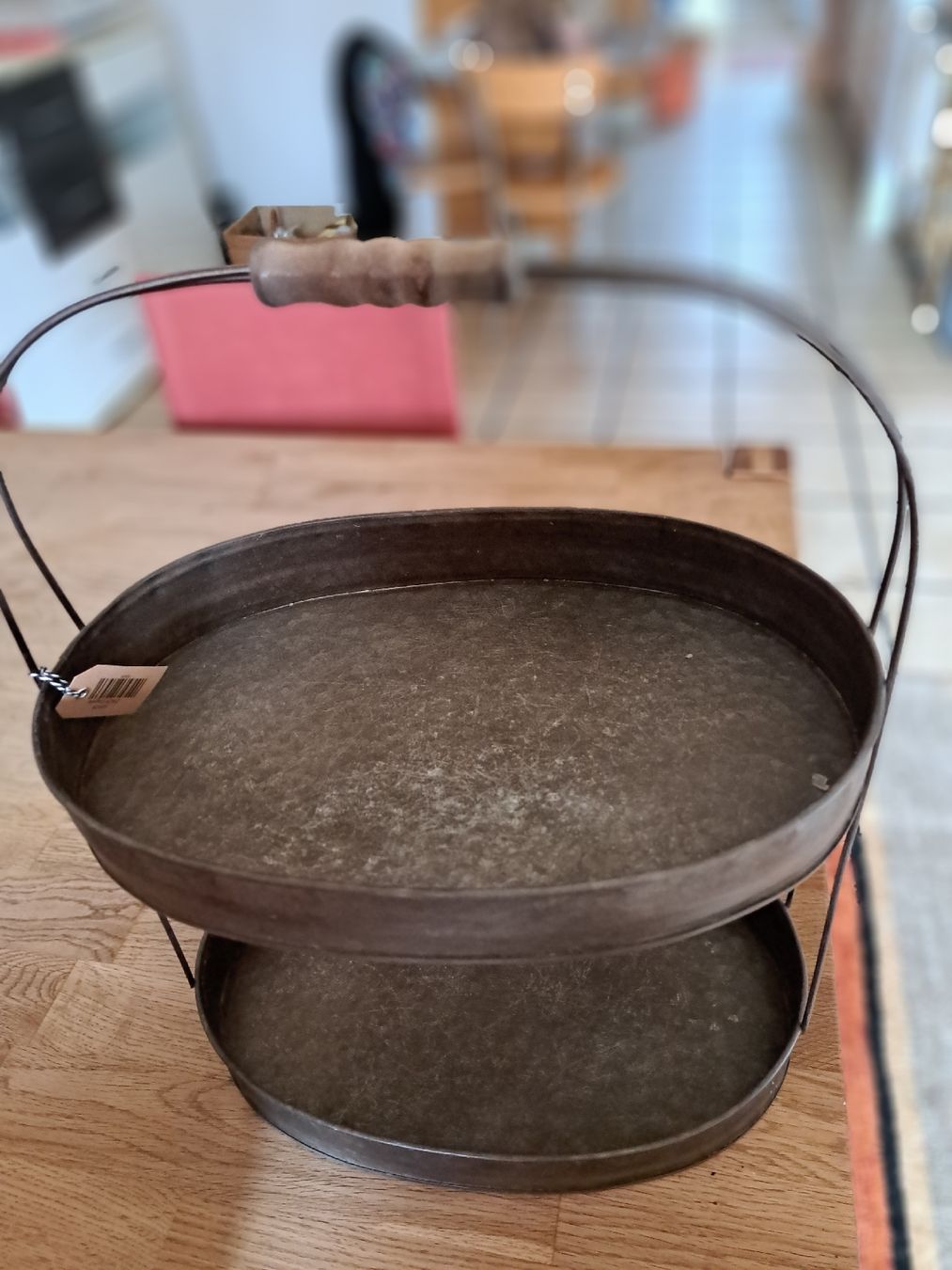 Tutte le decorazioni: Rustikale Etagere Landhausstil Metall, Oval – Usato da Zufikon venduto da Dysundas 1