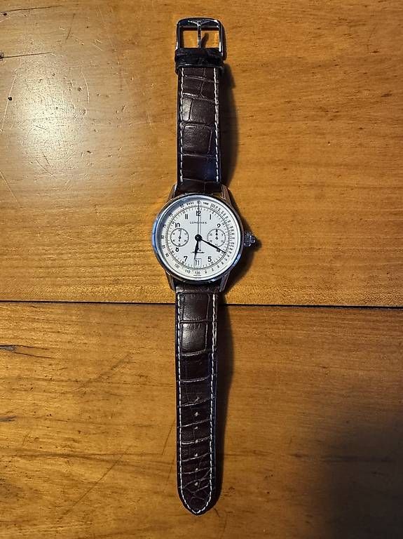 Longines Orologi: Longines -  Column Wheel Single Push Piece Chronograph – Usato da Effretikon venduto da gfullemann 1