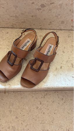 Elegante Valle Verde Sandalen, Leder,Grösse 36, Top Zustand