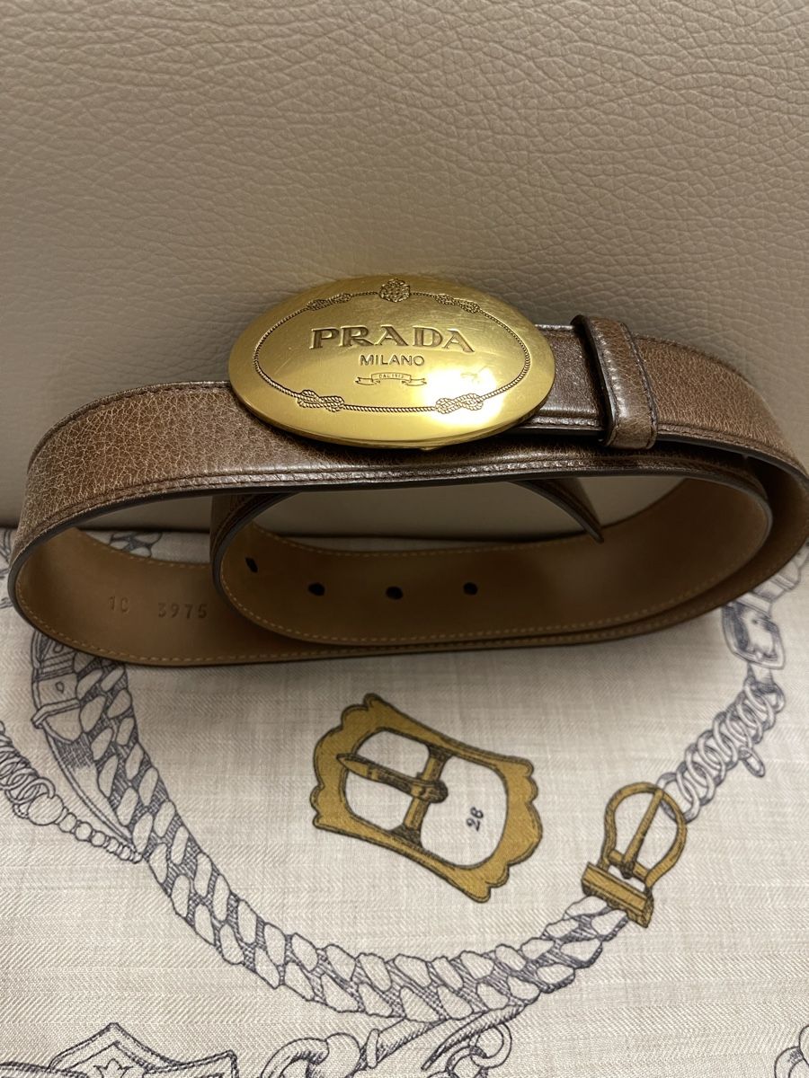 Prada Cinture: Prada Milano Ledergürtel Gr. 80 – Usato da Wichtrach venduto da Adriana222 2