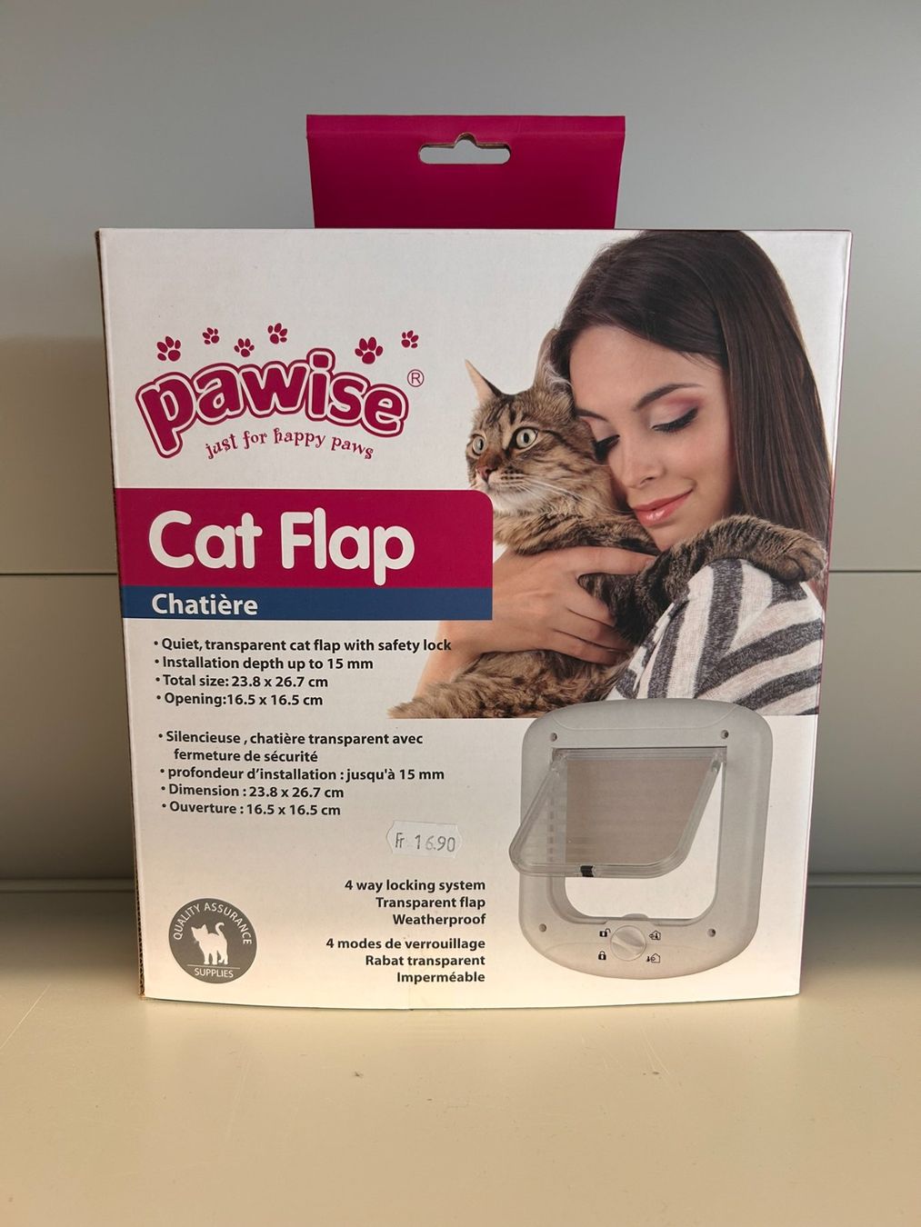 Gattaiole: +NEU+OVP Katzenklappe pawise – Nuovo e nell'imballaggio originale da Rheinfelden venduto da pmc_2dlg