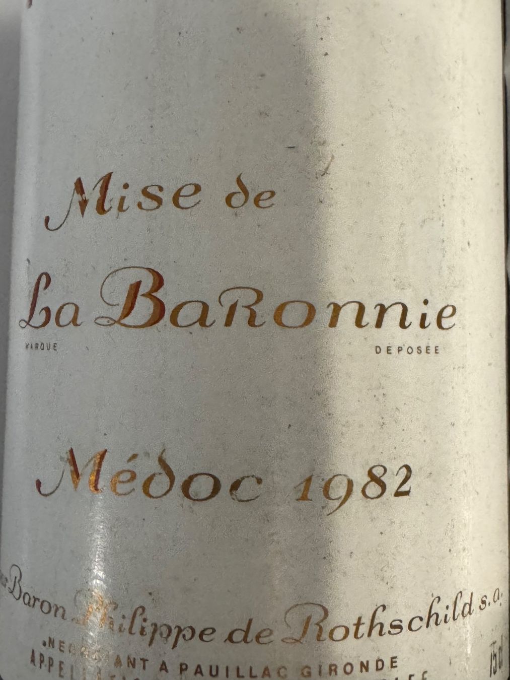 Vino: MEDOC 1982 + 1988 – Usato da MURI b. Bern venduto da Anda1 1