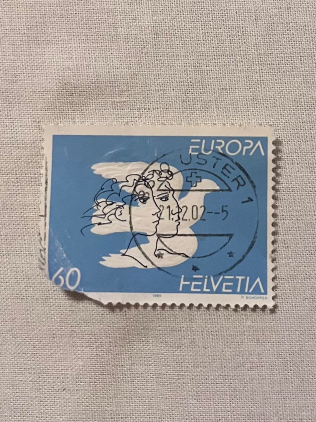 Alle Briefmarken: Briefmarke – Gebraucht aus Bäretswil von Rasubi