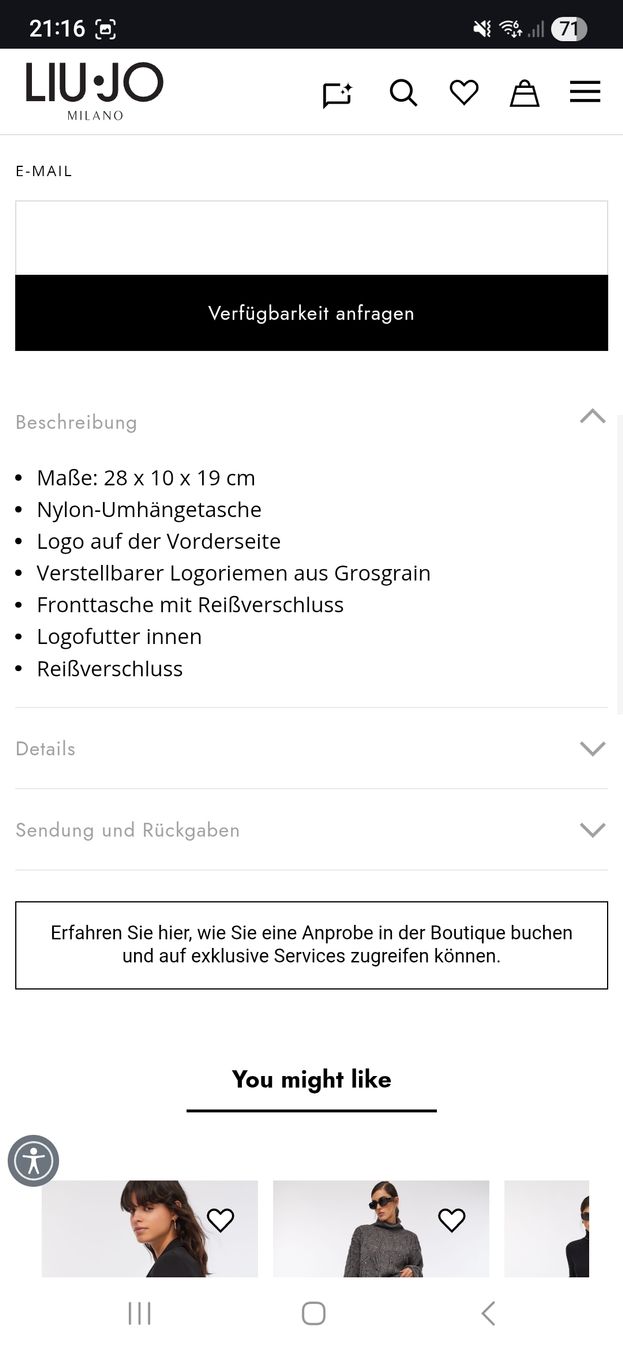 Liu Jo Taschen für Damen: neuwertig Liu Jo tasche – Neu (gemäss Beschreibung) aus bellinzona von zeus6535 4