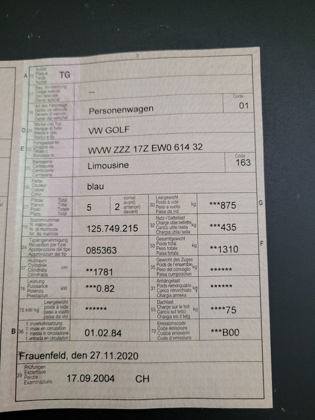 Volkswagen Accessori per altri veicoli: VW Golf 1 GTI – Usato da Reinach AG venduto da CaddyFactory 9