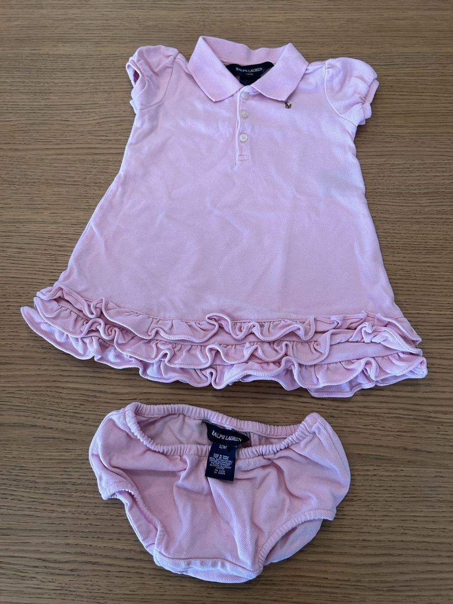 Ralph Lauren Vestiti & Gonne: Ralph Lauren Kleinkind-Mädchenkleid-Set – Nuovo (secondo la descrizione) da Seengen venduto da carloncha