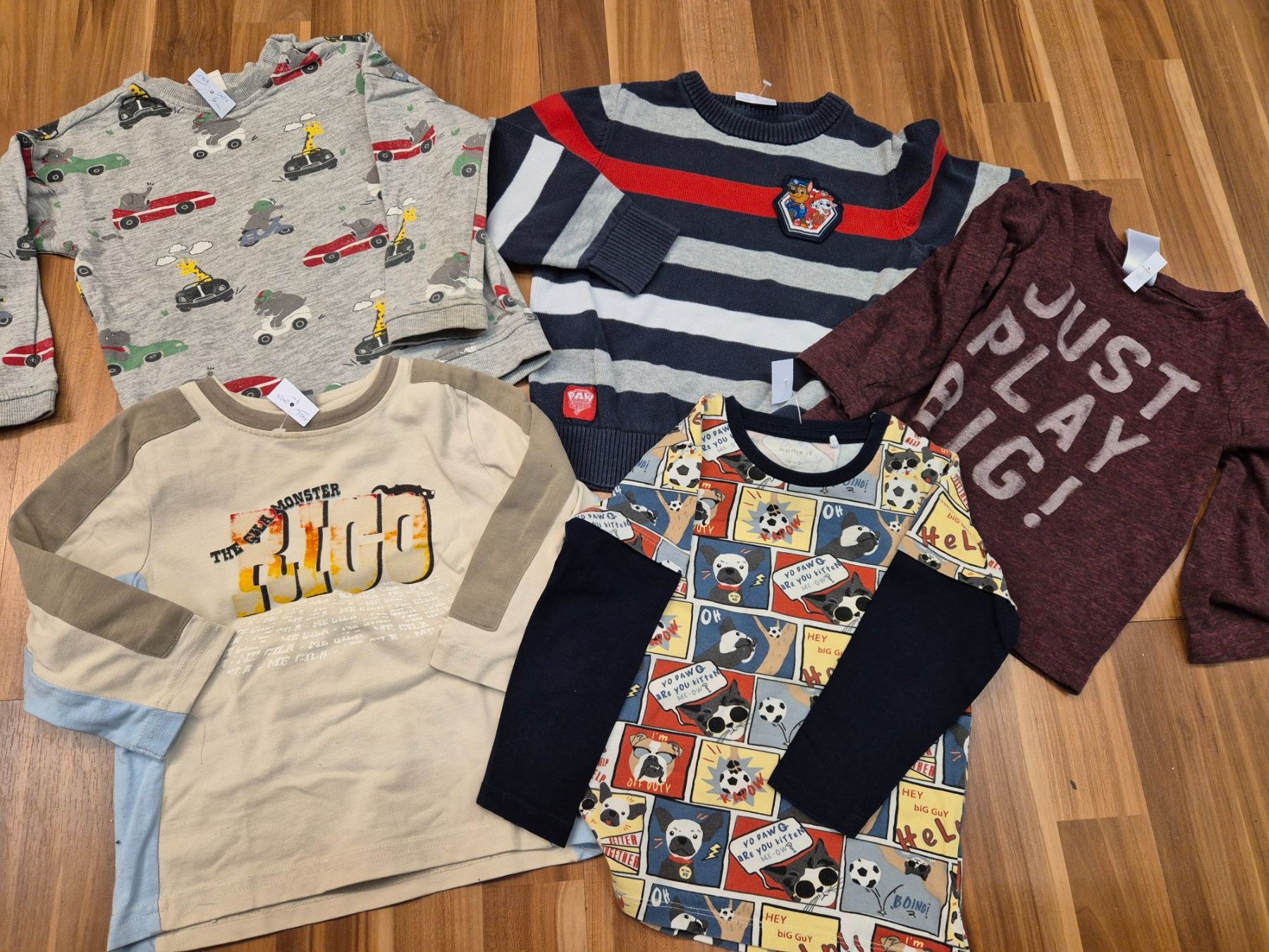 Maglioni & Felpe: 4 Sweatshirt und 1 paw patrol Pulli gr 92 B5 – Usato da Schwarzenburg venduto da flamingo1970