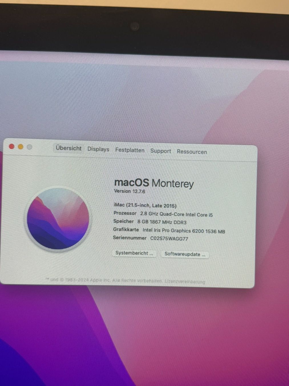 Apple PCs: IMac 15.5 Late 2015 – D'occasion à Spiez par eag01 6