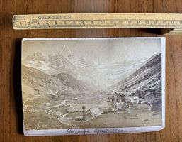 Valsavarenche  Ansicht des Alpendorfes 1890 Savarinie
