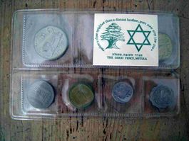 Münzsatz, Münzset Israel