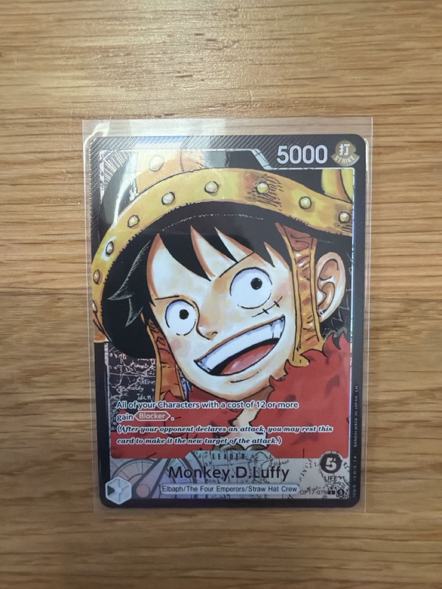 Bandai Sammelbilder & Trading cards: Monkey.D.Luffy OP17-079 – Neu (gemäss Beschreibung) aus Niederbipp von dommucky