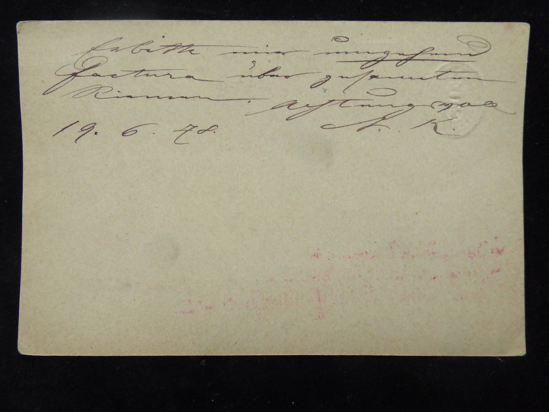 Cartoline postali: 1878 Carte - correspondance – Usato da Zürich venduto da Chaeffeler 1